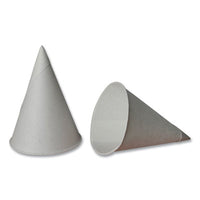 Eco Touch™ Cone Cups, 4.5 oz, White, 5,000/Carton Water Cups, Paper Cone - Office Ready