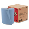 Cascades PRO Tuff-Job® Spunlace Towels, Jumbo Roll, 12 x 13, Blue, 475/Roll Shop Towels and Rags - Office Ready