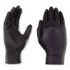 AMMEX® Professional Nitrile Exam Gloves, Powder-Free, 3 mil, Small, Black, 100/Box, 10 Boxes/Carton Exam Gloves, Nitrile - Office Ready