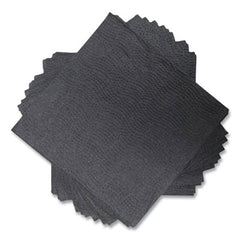 Morcon Tissue Morsoft® Beverage Napkins, 2-Ply, 9 x 9.5, Black, 1,000/Carton