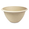 World Centric® Fiber Bowls, 12 oz, 4.5" dia x 2.5" h, Natural, Paper, 500/Carton Takeout Food Containers - Office Ready