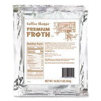 Coffee Shoppe™ Premium Froth Topping, 1 lb Bag, 12/Carton Coffee Creamers - Office Ready