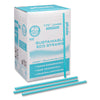 phade™ Marine Biodegradable Straws, 7.75", Ocean Blue, 6,000/Carton Unwrapped Straws - Office Ready