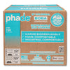 phade™ Marine Biodegradable Straws, Boba Straws, 9", Ocean Blue, 720/Carton Unwrapped Straws - Office Ready