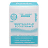 phade™ Marine Biodegradable Straws, 7.75", Ocean Blue, 6,000/Carton Unwrapped Straws - Office Ready