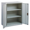 OIF Storage Cabinets, 3 Shelves, 36" x 18" x 42", Light Gray Office & All-Purpose Storage Cabinets - Office Ready