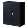 OIF Storage Cabinets, 3 Shelves, 36" x 18" x 42", Black Office & All-Purpose Storage Cabinets - Office Ready