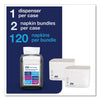 Tork® Xpressnap Fit® Starter Pack, 4 x 6 x 7, Black Napkin Dispensers - Office Ready
