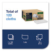 Tork® 2 in 1 Wiper, 1-Ply, 13" x 21", White, 120/Carton Reusable Towels & Wipes - Office Ready