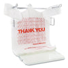 AmerCareRoyal® Thank You Bags, 13" x 23" x 23", Red/White, 1,000/Carton Retail Shopping Bags & Sacks - Office Ready