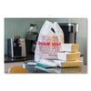 AmerCareRoyal® Thank You Bags, 13" x 23" x 23", Red/White, 1,000/Carton Retail Shopping Bags & Sacks - Office Ready