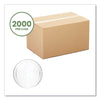 Vegware™ Portion Pot Lids, Fits 2 oz to 4 oz Portion Pots, Clear, 2,000/Carton Portion Cup Lids - Office Ready