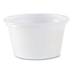 Fabri-Kal® Portion Cups, 0.75 oz, Translucent, 125/Sleeve, 20 Sleeve/Carton