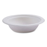 Eco-Products® Vanguard Renewable and Compostable Sugarcane Bowls, 12 oz, White, 1,000/Carton Bowls, Bagasse - Office Ready