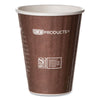 Eco-Products® World Art™ Insulated Hot Cups, PLA, 8 oz, 40/Pack, 20 Packs/Carton Hot Drink Cups, Paper - Office Ready