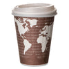 Eco-Products® World Art™ Insulated Hot Cups, PLA, 8 oz, 40/Pack, 20 Packs/Carton Hot Drink Cups, Paper - Office Ready