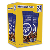 Kar's Trail Mix, Dark Chocolate/Peanut Butter, 1.25 oz Packet, 24/Box Nuts - Office Ready