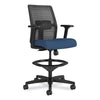 HON® Ignition® 2.0 ReActiv Low-Back Task Stool, 22.88" to 31.75" Seat Height, Elysian Seat, Charcoal Back, Black Base Drafting & Task Stools - Office Ready