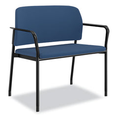 HON® Accommodate® Series Bariatric Chair, 33.5" x 21.5" x 32.5", Elysian Seat, Elysian Back, Charblack Legs