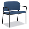 HON® Accommodate® Series Bariatric Chair, 33.5" x 21.5" x 32.5", Elysian Seat, Elysian Back, Charblack Legs Guest & Reception Chairs - Office Ready