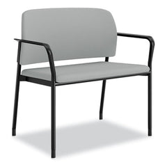 HON® Accommodate® Series Bariatric Chair, 33.5" x 21.5" x 32.5", Flint Seat, Flint Back, Charblack Legs