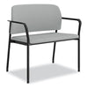 HON® Accommodate® Series Bariatric Chair, 33.5" x 21.5" x 32.5", Flint Seat, Flint Back, Charblack Legs Guest & Reception Chairs - Office Ready