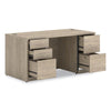 HON® 10500 Series™ Double Pedestal Desk with Full Pedestals, 60" x 30" x 29.5", Kingswood Walnut Pedestal Office Desks - Office Ready