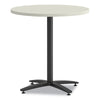 HON® Between™ Round Table Tops, 30" Diameter, Silver Mesh Communal-Work & Training Table Tops - Office Ready