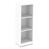 Workspace by Alera® Bookcases, 15.75" x 11.42" x 44.33", White Shelf Bookcases - Office Ready