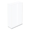 Workspace by Alera® Bookcases, 27.56" x 11.42" x 44.33", White Shelf Bookcases - Office Ready