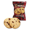 Walkers Shortbread Cookies, Chocolate Chip, 1.4 oz Pack, 2/Pack, 20 Packs/Box Cookies - Office Ready