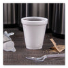 Dart® Foam Drink Cups, 8 oz, White, 25/Bag, 40 Bags/Carton Hot/Cold Drink Cups, Foam - Office Ready