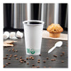 SOLO® Compostable Paper Hot Cups, ProPlanet Seal, 16 oz, White/Green, 1,000/Carton Hot Drink Cups, Paper - Office Ready