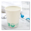 SOLO® Compostable Paper Hot Cups, ProPlanet Seal, 10 oz, White/Green, 1,000/Carton Hot Drink Cups, Paper - Office Ready