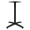 HON® Between™ Seated Height Bases, 26.18w x 29.57h, Black Communal-Work & Training Table Bases/Legs - Office Ready