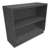 HON® Brigade® Metal Bookcases, Two-Shelf, 34.5w x 12.63d x 29h, Charcoal Shelf Bookcases - Office Ready