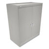 HON® Brigade® Assembled Storage Cabinet, 36w x 18.13d x 41.75h, Light Gray Office & All-Purpose Storage Cabinets - Office Ready