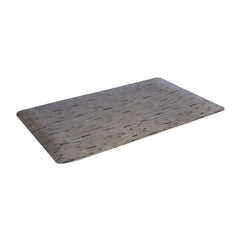 Crown Cushion-Step Marbleized Rubber Mat, 24 x 36, Gray