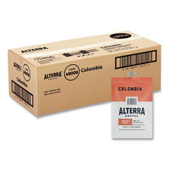 FLAVIA® Alterra® Colombia Coffee Freshpack, Columbia, 0.28 oz Pouch, 100/Carton