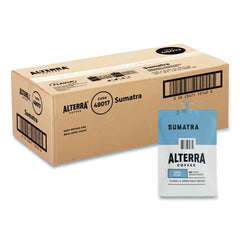 FLAVIA® Alterra® Sumatra Coffee Freshpack, Sumatra, 0.3 oz Pouch, 100/Carton