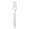 SOLO® Impress™ Heavyweight Full-Length Polystyrene Cutlery, Fork, White, 100/Box Disposable Forks - Office Ready