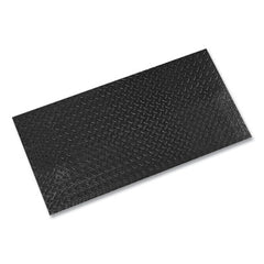Crown Tuff-Spun Foot-Lover Diamond Surface Mat, Rectangular, 36 x 60, Black