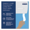 Kimberly-Clark Professional* JRT Jr. Escort® Jumbo Bathroom Tissue Dispenser, 13.33 x 5.75 x 16, Smoke JRT Jr. Roll, Single+ Toilet Paper Dispensers - Office Ready