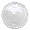 Karat® PET Lids, Fits 8 oz to 10 oz Cold Cups, X Straw Hole, Clear, 1,000/Carton Cold Cup Lids - Office Ready