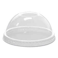 Karat® PET Lids, Fits 8 oz to 10 oz Cold Cups, Dome Lid, Clear, 1,000/Carton