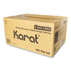 Karat® PET Lids, Fits 32 oz Cold Cups, Flat Lid, Clear, 600/Carton Cold Cup Lids - Office Ready