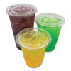 Karat® PET Lids, Fits 8 oz to 10 oz Cold Cups, X Straw Hole, Clear, 1,000/Carton Cold Cup Lids - Office Ready