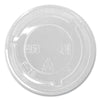 Karat® PET Lids, Fits 8 oz to 10 oz Cold Cups, No Hole Flat Lid, Clear, 1,000/Carton Cold Cup Lids - Office Ready