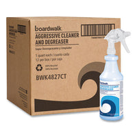 Boardwalk® Aggressive Cleaner and Degreaser, Lemon Scent, 32 oz Bottle, 12/Carton Degreasers/Cleaners - Office Ready