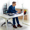 Floortex® Ecotex® Marlon BioPlus Rectangular Polycarbonate Chair Mat for Hard Floors, Rectangular, 29 x 47, Clear Chair Mats - Office Ready